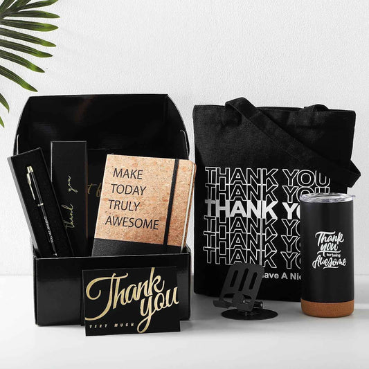APRBOX Employee Appreciation Gifts Bulk Thank You Gifts with Thank You Cards for Women Men Work Gifts Office Gift Baskets for Social Worker Secretary Teacher Farewell Gift for Coworkers