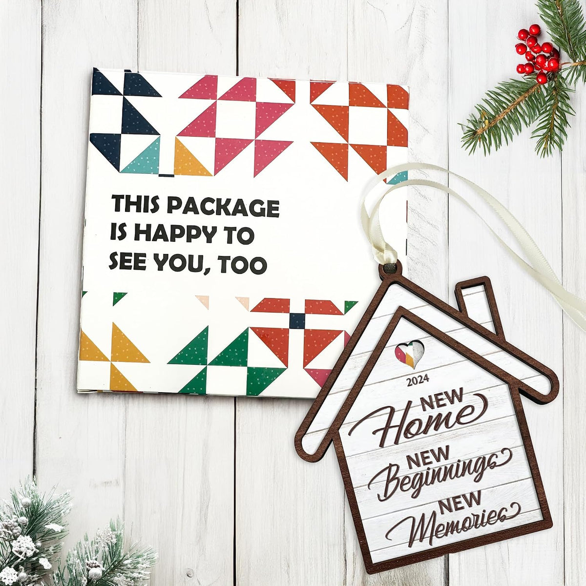Home Gifts - Housewarming Presents for Women, Men, Couples - New Home Ornament 2024 - Ideas for House Warming