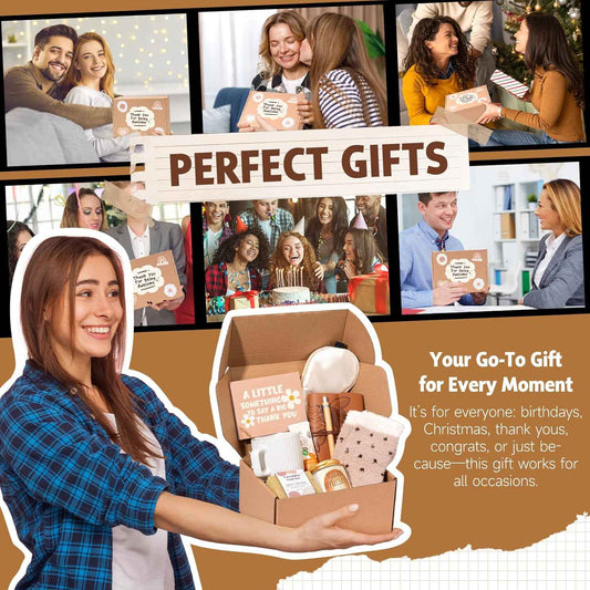 Suhctuptx Thank You Gifts for Women, Employee Appreciation Gifts, Thank You Gift Basket Appreciation Gift Christmas Ideas Box for Women Coworkers Teacher Nurse Friends Mom Her Secretary Employees