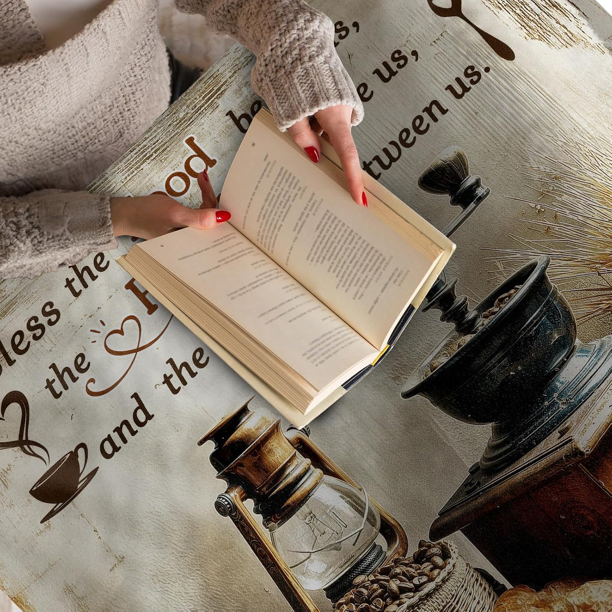Vintage Coffee Throw Blanket