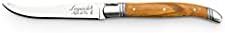 Laguiole Style De Vie Cheese Knives, Luxury Line, Olive Wood, Set of