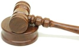 SODEF Wooden Judge Gavel Decorative Handcrafted for Display
