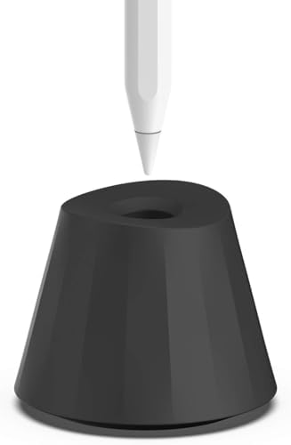 NimbleStand Premium Silicone Vertical Stand for Apple Pencil, Black