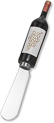 Supreme Housewares Vino Cheese Spreaders, Hand-Painted Resin Handles