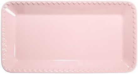Paris Hilton Rectangle Ceramic Stoneware Serving Platter Tray