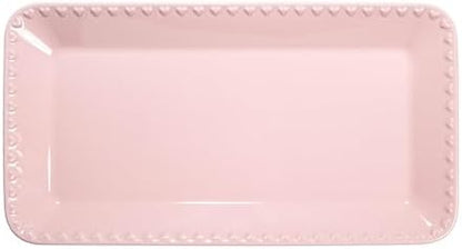 Paris Hilton Rectangle Ceramic Stoneware Serving Platter Tray
