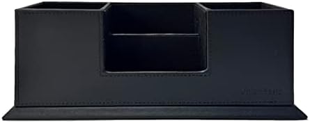 UnionBasic Desk Organizer, Desktop Caddy Leather Multi-compartment Pen