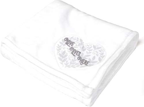 Pavilion Gift Company - Love Lives Here - Royal Plush 320 GSM Soft