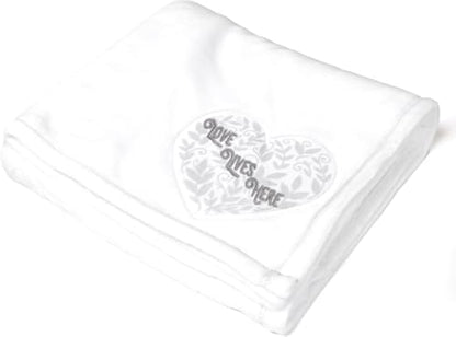 Pavilion Gift Company - Love Lives Here - Royal Plush 320 GSM Soft