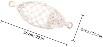 Hanging Fruit Basket Woven Cotton Net Hammock under Cabinet Storage
