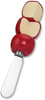 Supreme Housewares Vino Cheese Spreaders, Hand-Painted Resin Handles