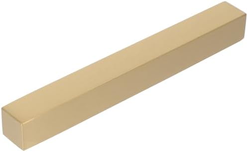 Gold Brass Paperweight for Practice Sheets, Rectangle Block Desk Decor
