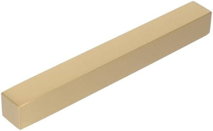 Gold Brass Paperweight for Practice Sheets, Rectangle Block Desk Decor