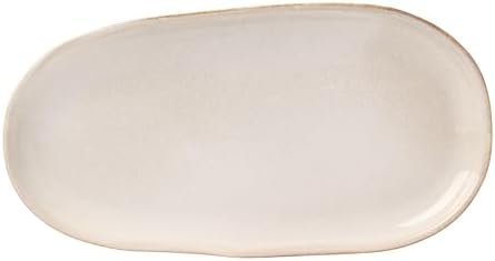 Oneida Organic Shades Oatmeal Stoneware 2-Piece Serving Platter Set