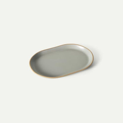 Mora Ceramic Decorative Tray - 10.6in Dish for Jewelry, Soap