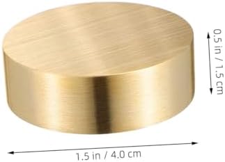 Brass Calligraphy Paperweights 2pcs for Office Desk Decor