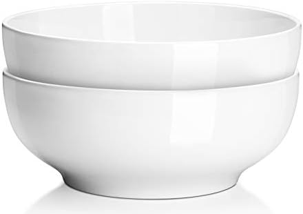 DOWAN Serving Bowls, 90 OZ (9.5") Large Salad Bowls for Entertaining