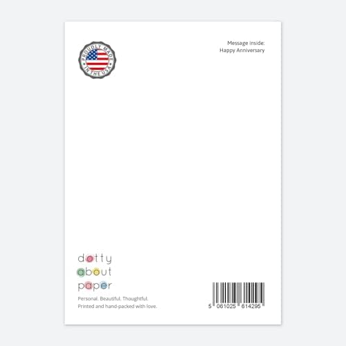 Dotty about Paper Funny Anniversary Card for Couple – “A Toast To You
