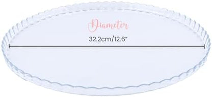 Extra Large Glass Cake Platter, Multifunctional Cake Stand, Cake