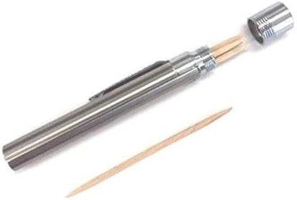Bullseye Office - Portable Stainless Steel Toothpick Holder - Mobile