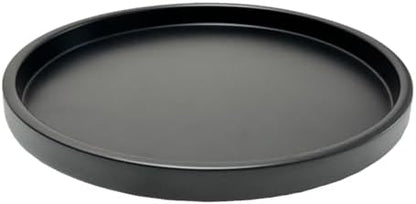 Round Black Metal Candlestick Tray, Decorative Serving Tray, Candle