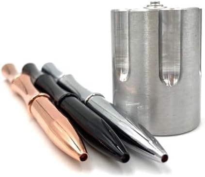 Pen Holder & Paper Weight, Cast Aluminum Office Gift – Cool Pencil