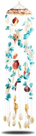 Jangostor Seashell Wind Chimes Multi Color Handmade Wind Chimes, for