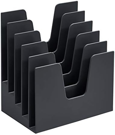 Acrimet 5 Section Incline File Sorter Organizer, Desktop Mail Holder