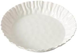 Pampa Bay Mascali Bianca Round Deep Server, 15" x 15" x 2.5"