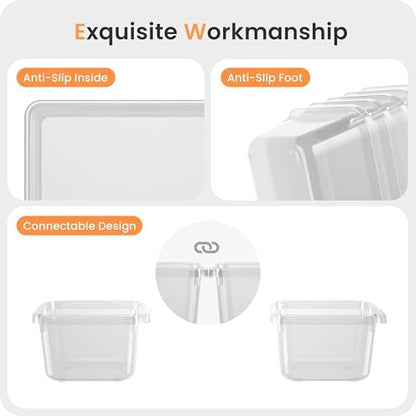 A-LuGei 【Military Grade】 Drawer Organizer for Vanity Bathroom Makeup
