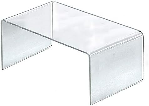 Azar Displays 515311 12" W x 7.75" D x 6" H Acrylic Riser (4 Pack)