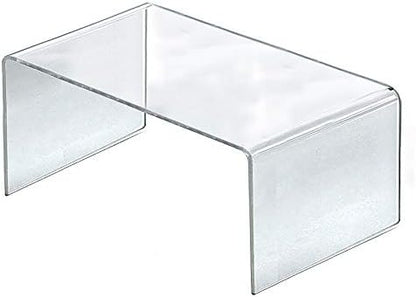 Azar Displays 515311 12" W x 7.75" D x 6" H Acrylic Riser (4 Pack)