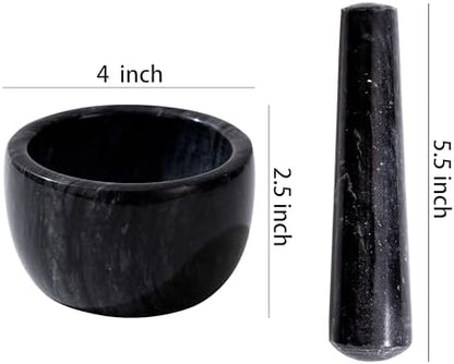 Marble Heavy Duty Mortar and Pestle Natural Marble Mortar and Pestle