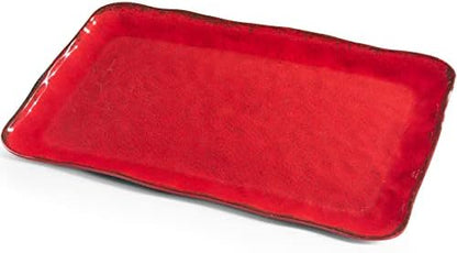 LEHAHA Christmas Melamine Platters for Serving Food, Colored Serving