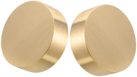Lurrose 2PCS Brass Paperweights for Desk Home Decor Elegant