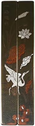 Chinese Calligraphy Paperweight Brass Paper Weights Carved Egret