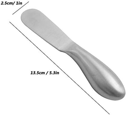 6 Pieces Cheese Spreader Set, Stainless Steel Multipurpose Cheese and