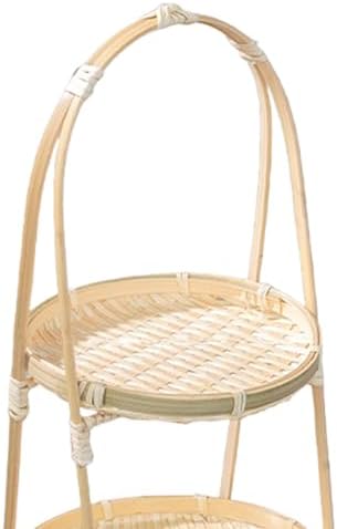 Handwoven Fruit Basket Bamboo Storage Basket Organizer Meal Basket