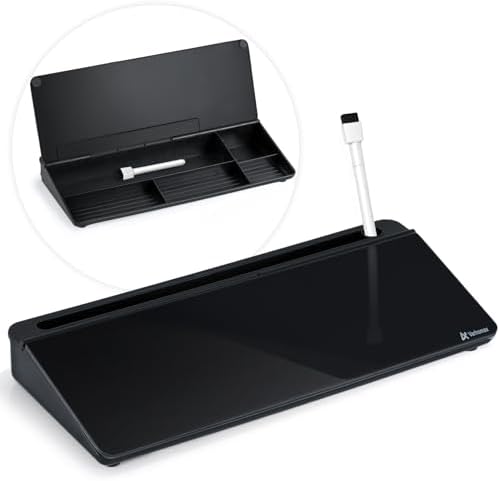 Varhomax Desktop Whiteboard with Storage, Desk Organizer Dry Erase