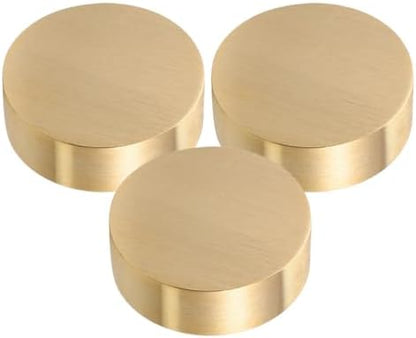 Abaodam Brass Round Paperweights 1.57 Inch Solid Decorative Weights