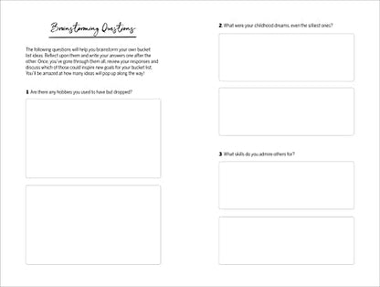 Our Bucket List: A Journal for Couples: Create Your Dream Life