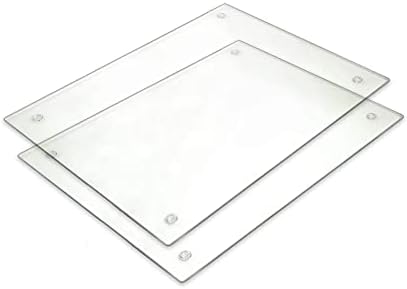 Tempered Glass Cutting Board - Long Lasting Clear Glass - Scratch