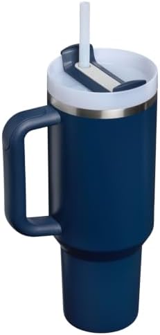 STANLEY Quencher H2.0 Flow State Tumbler, 40 oz, Dark Navy