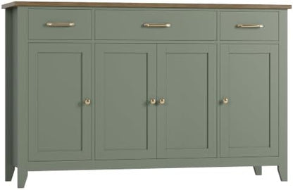 HORSTORS 55" W Buffet Cabinet with Storage, Kitchen Storage Cabinet