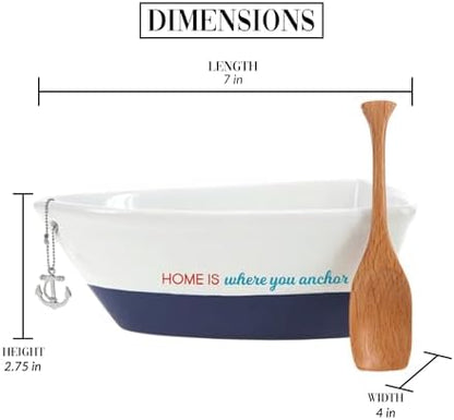 Pavilion Gift Company - Home - 12 oz Serving Bowl Dipping Dip Salsa