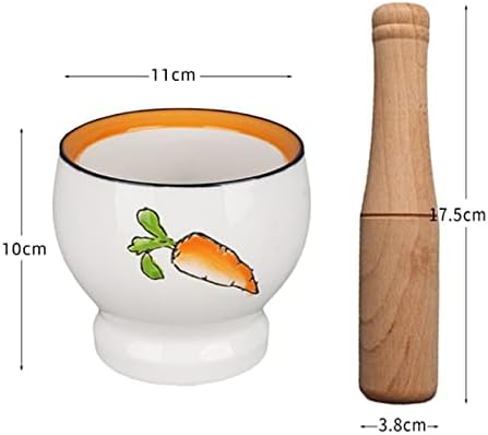 Mortar and Pestle Set White Porcelain Mortar and Pestle Set, Household