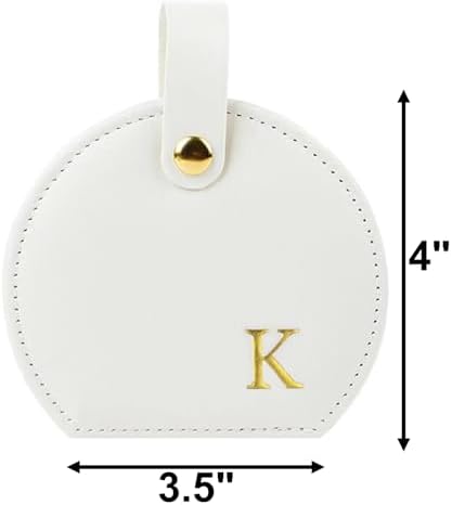 Travel Jewelry Case,Personalized Jewelry Box,Elegant Half-Moon Design