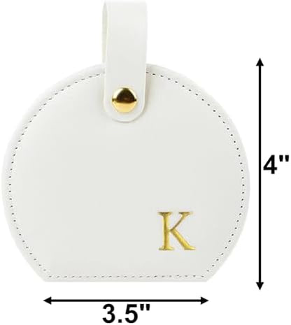 Travel Jewelry Case,Personalized Jewelry Box,Elegant Half-Moon Design