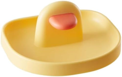 ARTIBETTER Yellow PP Kitchen Pot Lid Holder Stand for Pan Lids and