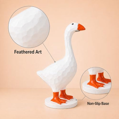 GRAPMKTG 10 Inch Magnetic Desk Goose, Desktop Statue